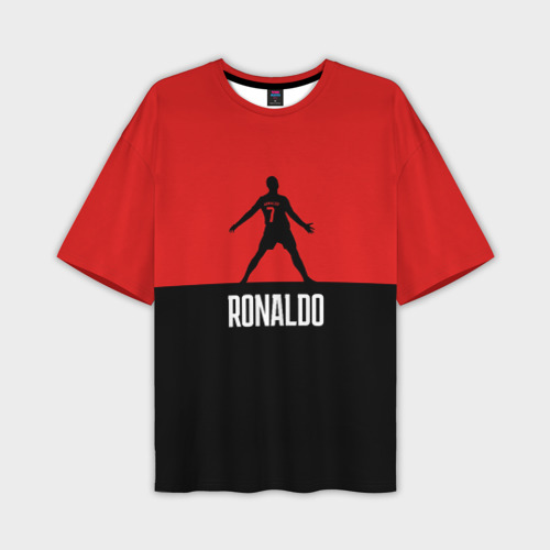 Мужская футболка oversize 3D Криштиану Роналду номер 7, цвет 3D печать