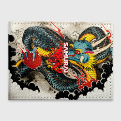 Обложка для студенческого билета Samurai tatoo dragon 