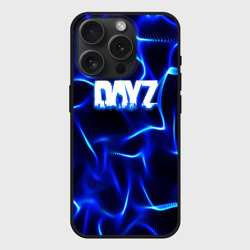 Чехол силиконовый для Apple iPhone 15 Pro матовый Dayz текстура electrix