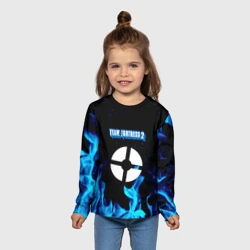 Детский лонгслив 3D Team Fortress 2 flame - фото 2