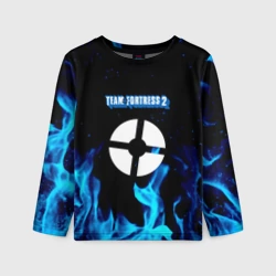 Детский лонгслив 3D Team Fortress 2 flame