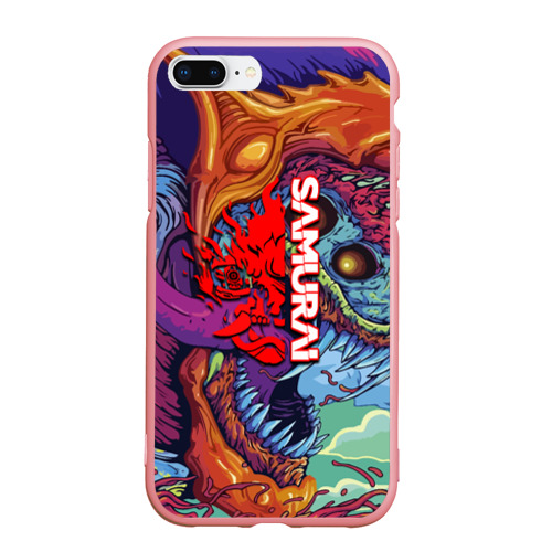Чехол для iPhone 7Plus/8 Plus матовый Samurai hyper beast, цвет баблгам