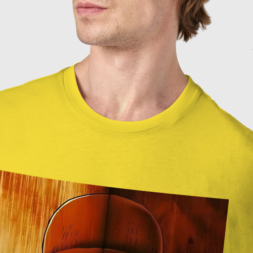 Мужская футболка хлопок Ван Пис Луффи Монки Д Роджер Гол Д, цвет желтый - фото 6