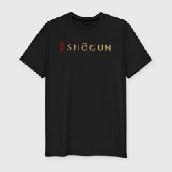 Мужская футболка хлопок Slim Shogun logo