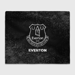 Плед 3D Everton с потертостями на темном фоне