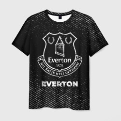 Everton с потертостями на темном фоне – Мужская футболка 3D с принтом купить со скидкой в -26%