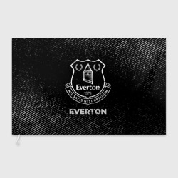 Флаг 3D Everton с потертостями на темном фоне