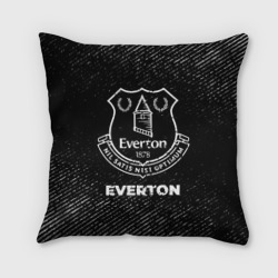 Подушка 3D Everton с потертостями на темном фоне