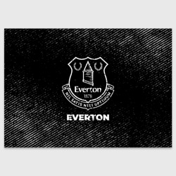 Поздравительная открытка Everton с потертостями на темном фоне