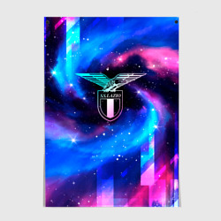 Постер Lazio неоновый космос