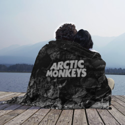 Плед 3D Arctic Monkeys black graphite - фото 2