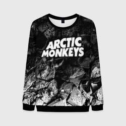 Мужской свитшот 3D Arctic Monkeys black graphite