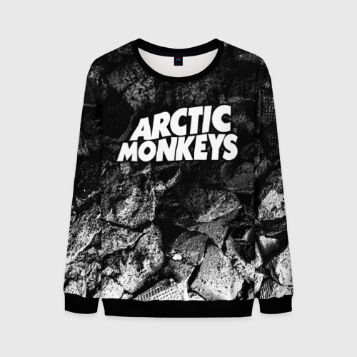 Мужской свитшот 3D Arctic Monkeys black graphite, цвет черный