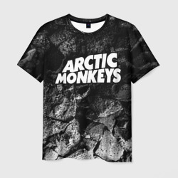 Мужская футболка 3D Arctic Monkeys black graphite