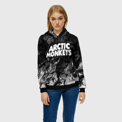 Женская толстовка 3D Arctic Monkeys black graphite - фото 2