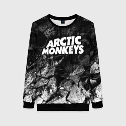 Женский свитшот 3D Arctic Monkeys black graphite