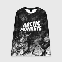 Мужской лонгслив 3D Arctic Monkeys black graphite