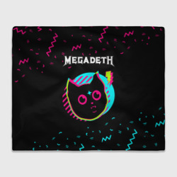 Плед 3D Megadeth - rock star cat