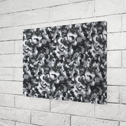 Холст прямоугольный Серый пиксельный камуфляж - фото 2