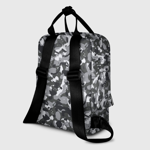 Женский рюкзак 3D Серый пиксельный камуфляж - фото 5