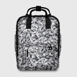 Женский рюкзак 3D Пикселированный городской серый камуфляж