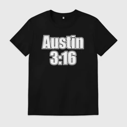 Мужская футболка хлопок Стив Остин Austin 3:16