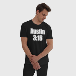 Мужская пижама хлопок Стив Остин Austin 3:16 - фото 2