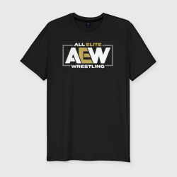 Мужская футболка хлопок Slim All Elite Wrestling AEW