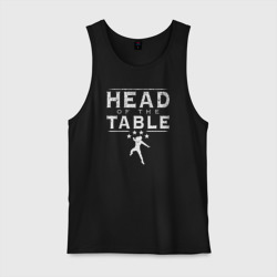 Мужская майка хлопок WWE Roman Reigns Head of the Table