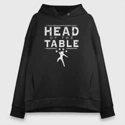 Женское худи Oversize хлопок WWE Roman Reigns Head of the Table