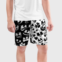 Мужские шорты спортивные Marshmello music pattern - фото 2