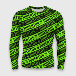 Мужской рашгард 3D Juventus green pattern sport