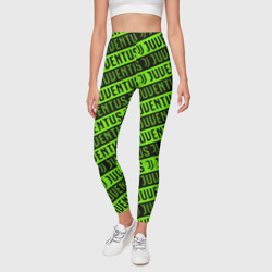 Леггинсы 3D Juventus green pattern sport - фото 2