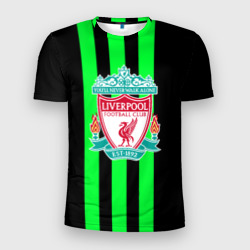 Мужская футболка 3D Slim Liverpool line green