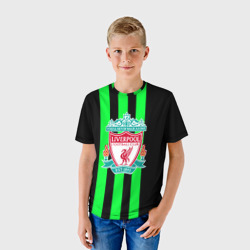 Детская футболка 3D Liverpool line green - фото 2