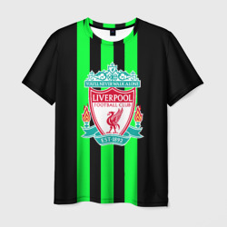 Мужская футболка 3D Liverpool line green