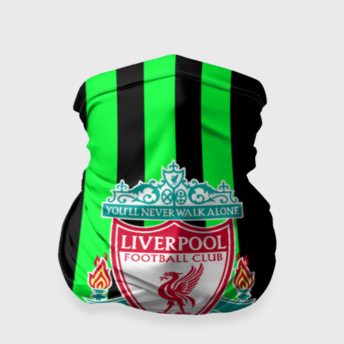 Бандана-труба 3D Liverpool line green, цвет 3D печать