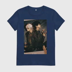 Женская футболка хлопок Гуан Лу Сяоши Чэн