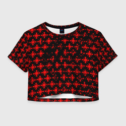 Женская футболка Crop-top 3D Farcry текстура юбисофт гейм