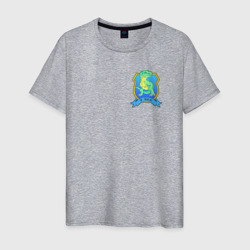 Тираннозавр герб – Мужская футболка хлопок с принтом купить со скидкой в -20%