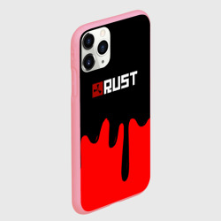 Чехол для iPhone 11 Pro Max матовый RUST краски разводы пустошь - фото 2