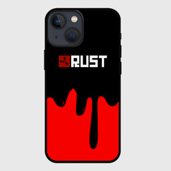 Чехол для iPhone 13 mini RUST краски разводы пустошь