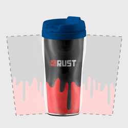 Термокружка-непроливайка RUST краски разводы пустошь - фото 2