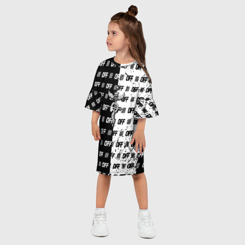 Детское платье 3D Fullmetal Alchemis pattern off, цвет 3D печать - фото 3