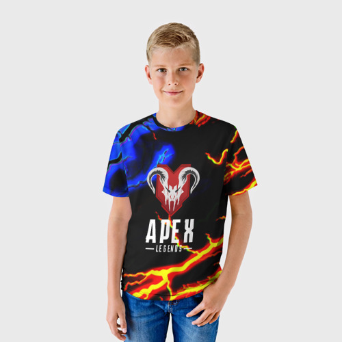 Детская футболка 3D Apex legens storm, цвет 3D печать - фото 3
