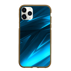 Чехол для iPhone 11 Pro матовый Geometry stripes neon color