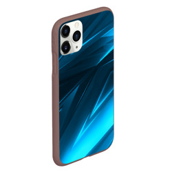 Чехол для iPhone 11 Pro матовый Geometry stripes neon color - фото 2