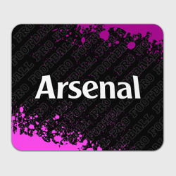 Прямоугольный коврик для мышки Arsenal pro football по-горизонтали