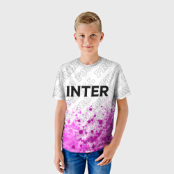 Детская футболка 3D Inter pro football посередине - фото 2