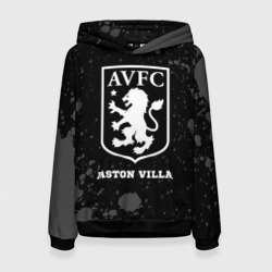 Женская толстовка 3D Aston Villa sport на темном фоне